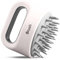 Cepillo de masaje de silicona para cuero cabelludo, cepillo de masaje para el cuero cabelludo, cepillo de champú, reduce la caspa, cepillo de champú relajante (húmedo y seco) para exfoliar y masajear