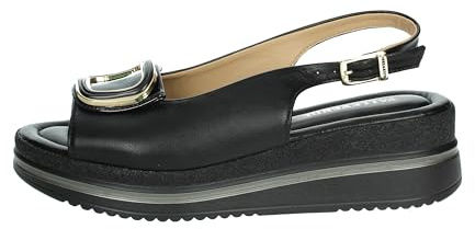 Valleverde Sandali Donna V32104 in Pelle Nero EU 38