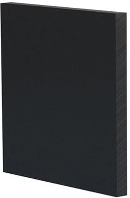 Polystyren är väldigt viktig ABS-plastark 25x25cm flerfärgade 0,5-40mm(Black,Thickness:1.5mm)
