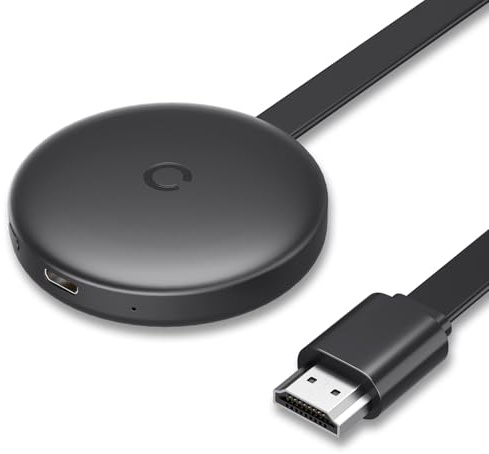 Wireless HDMI Adapter für TV, 2.4/5G Miracast HD WiFi Dongle, HiFi Display Adapter für Android/OS/Windows/Mac OS Laptop,Phone,Tablet, auf PC/HDTV Monitor/Projektor.
