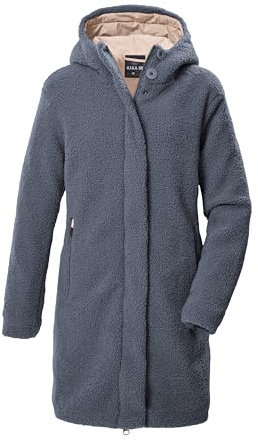 G.I.G.A. DX Mujer Parka Sherpa funcional cortavientos con capucha GW 95 WMN PRK, hell stahlblau, 40, 43922-000