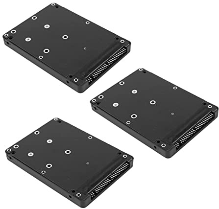 Mokamika 3 x 44 PIN MSATA till 2,5 IDE HDD SSD MSATA till PATA adapter omvandlare kort med hölje