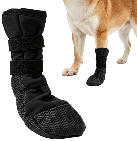 Benaewa Dog Socks for Injured Paws Waterproof, Breathable Recovery Dog Shoes for Bandages, Healing(M)