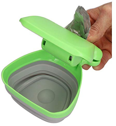 Rosewood 02336 Kompakte Kotschaufel Für Unterwegs mit Einwegbeutel