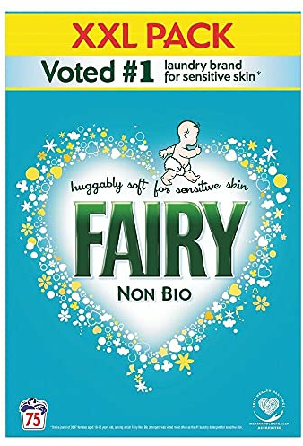 Fairy Non-Bio Washing Powder - 75 Washes 4.875kg For Sensitive Skin Brilliant