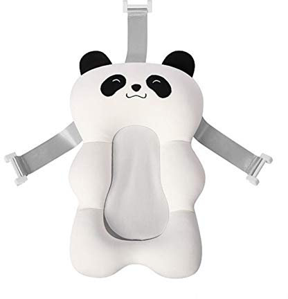 Yiida Almohadas para Baby Shower, Almohadas para Bebé, Lavabo Plegable para Baby Shower, Bañera Antideslizante para Bebés con Sensor Temperatura En Tiempo Real, Asiento Integrado Y Reposacabezas