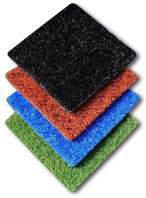 Jardin202 - Césped Artificial de Color ColorPlus 25mm - Rollos | Resistente a la Intemperie | 2 x 5 Metros : 10 m2 (Negro)