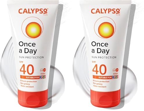 Calypso Once a Day Sun Protection Lotion with SPF 40 (Pack of 2)