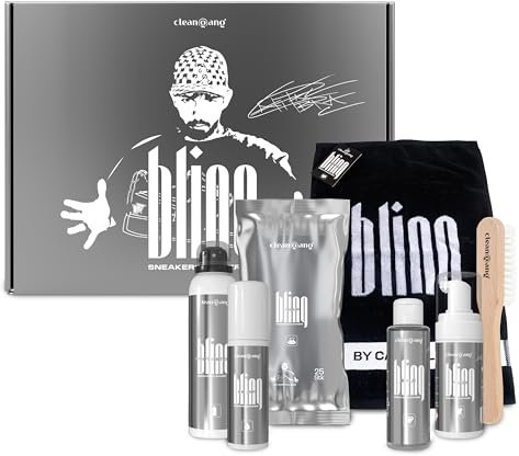 cleangang Premium Schuhputzset Reinigungsset Imprägnierspray Schuhe – Universelles Schuhpflegeset 7 in 1 mit Schuhbürste, Schuhcreme & Reinigung für Lederschuhe, Sneaker, Nubuk – Schuhputzbürste