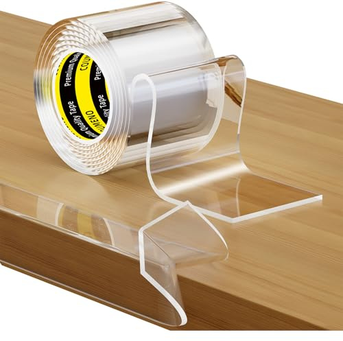 COUMENO Clear Edge Protector & Corner Guards,2in（W x 3.3FT(L), Baby Proof Corner Protectors for FurnitureTable Bumper for Baby Safety, Sharp Edge Protector for Drawers, Tables, Cabinets