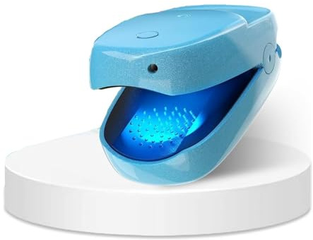 Luce for unghie, Trattamento antimicotico for unghie, Trattamento antifungino for unghie dei piedi Dispositivo extra forte, 7 minuti al giorno Trattamento for unghie con luce blu for unghia del piede