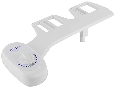 aqxreight Non? Elektrisk mekanisk toalett bidéspruta själv med ett munstycke fäste vit användarvänlig att trycka på vilket gör din oavsett om bidettoalett bidé toalett bidé självtoalett (toalett