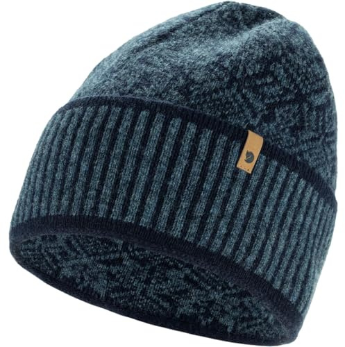 Fjällräven Unisex Snow Mütze, Dark Navy, One Size