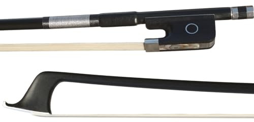 ARCRAW Cellobogen aus Karbonfaser, 4/4, volle Größe, Ebenholz, Frosch, natürliches Rosshaar, für Lehrer, Studenten, professionelle Karbonschleife