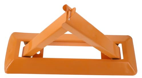 BUGUUYO 1 Set Blocco a Blocco Di Parcheggio All'aperto Barriera Di Parcheggio Strumento Di Parcheggio Per Auto Barriera Del Parcheggio Tappo Di Parcheggio Per Garage Acciaio Giallo