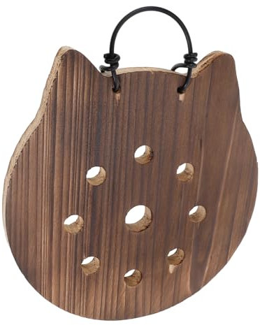 SUPVOX Fioriera Sospesa Legno con Design Forma Pannello per Piante da e Esterni per Felci e Accessorio Decorativo per e