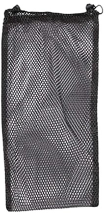 Bolsa de transporte de aletas de buceo para equipo de esnórquel y buceo libre, almacenamiento de malla de nailon con cierre de cordón, 25 x 50 cm