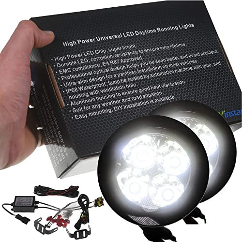 SMD LED UNIVERSAL Tagfahrlicht 12V R87 70mm 90mm