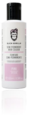 Slick Gorilla Tinte de cabello rosa semipermanente vegano y libre de crueldad animal (100 ml, rosa)