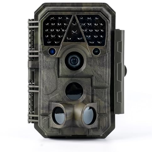 Meidase P70 (Non-Cellular,Non-WiFi) Trail Camera, 64MP 1296p, Game Cameras with No-Glow IR Night Vision, Motion Activated, Waterproof for Wildlife Deer Cams, Hunting