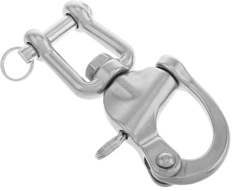 iplusmile Gancio Moschettone Girevole Inossidabile Sgancio Rapido e Resistente Per Applicazioni e Industriali Sicurezza e Durabilità Per Esterno e