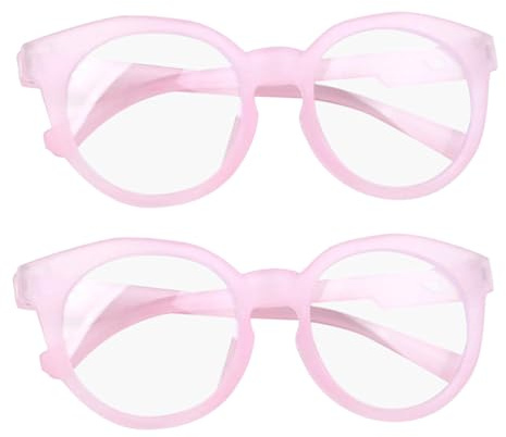 Beaupretty 2 Piezas Gafas Infantiles de Protección Luz Azul Bloquean Rayos Uv Lentes Flexibles y Ligeras para Ordenador y Móvil Cómodas para Escuela y Unidades