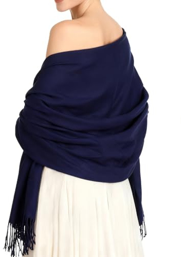 EASE LEAP Pashmina Châle pour Femme Hiver Chaud Douce Grande Écharpe Foulard Etole Mariage Echarpes