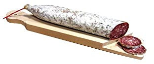 Made In Italy Tagliere per Salame 37x7,5x2 cm, Legno, Normal Size
