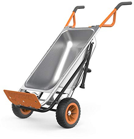 WORX WG050 8-in-1 Aerocart Gartenwagen/Schubkarre, Schwerlast/Dolly