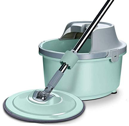 Mopphink，Handsfree-tvätt Roterande plattmopp Lat Rund Flat Mopp En hink Hemma Hushåll En Mopp En enda hink Lata Mopp Rengör Verktyg