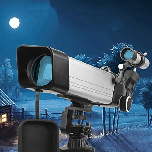 Kinder-Teleskop für Erwachsene, Astronomie, Anfänger, 60 mm, Refraktor-Teleskope mit verstellbarem Stativ, Himmel und Erde, Kompassfunktion (Farbe: ein Paket) WOWCSXWC