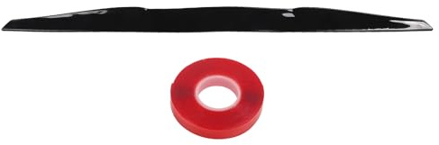 Spoiler per bagagliaio posteriore da 99 cm Aumenta la stabilità di guida Riduci il vento Universale per auto Spoiler per tetto posteriore lucido Riduci la modanatura del bordo (gloss black)