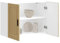 Xichuzi Küchen-Hängeschrank Porto Sonoma-Eiche Holzwerkstoff, Hängeschrank Küche, Küchenschrank, Wall Cabinet, Oberschrank - 854070