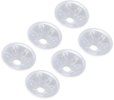BRRNOO Inserti Flangiati per, Coppe Collezione Coppe a Mani Libere Pompaggio Efficiente 6 Pezzi Inserti per Cuscini Flangiati in Silicone per Mamma e Bambino
