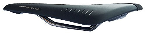 Fizik Arione Road Bike Saddle, Reinforced Carbon Shell with Kium Rails, Black