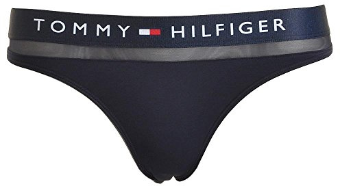 Tommy Hilfiger Tanga para Mujer String, Azul (Navy Blazer), S