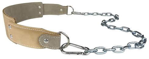 Dominion Strength Training Gray Suede Heavy-Duty Leather Dip Belt with Steel Chain - Ultimate Accessory for Weighted Pullups, Dips, and Progressive Overload (Gray Suede)