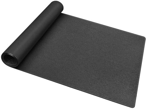 innhom Tappetino protettivo per attrezzature sportive, in PVC ad alta densità, 200 x 90 cm x 6 mm di spessore, tappetino sotto tapis roulant, ellittico, tappeto per bicicletta Peloton