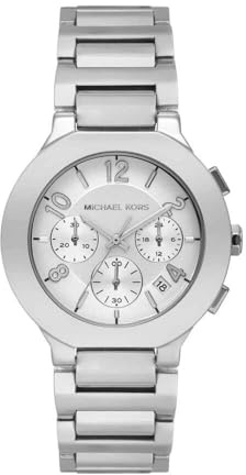 Michael Kors Montre Gramercy pour Femme, Mouvement chronographe à Quartz avec Bracelet en Acier Inoxydable