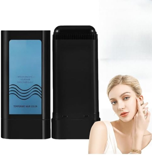 2-in-1-Sofort-Haarfarbenstift mit integriertem Kamm – mühelose Grauhaarabdeckung für Haare, Bart und Augenbrauen, grauer Haarstift, temporärer Abdeckstift für weißes Haar für Frauen (Granny Gray,1)