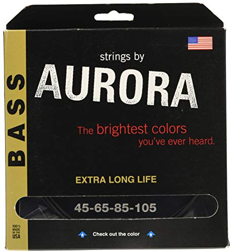 Aurora Bass Strings 4 Gauge Black