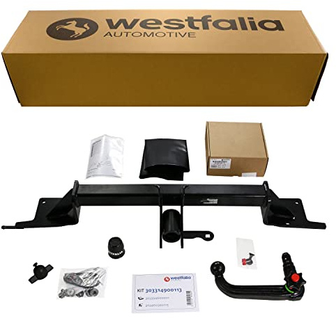 Westfalia Abnehmbare Anhängerkupplung für BMW X1 (E84) (BJ 10/2009-03/2014) - im Set mit 13-pol. fzg.-spez. Westfalia Elektrosatz