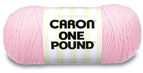 Spinrite Acrylic One Pound Yarn-Soft Pink