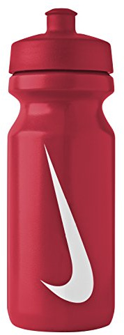Nike Unisex Big Mouth Water Bottle, Sport Red/Sport Red/White, 650 ml