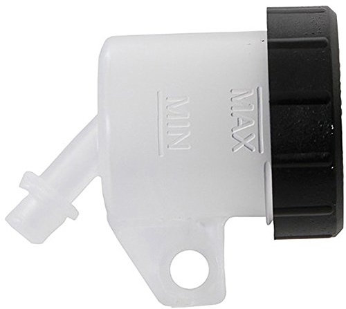 Brembo 10444650 - Serbatoio liquido per freni a 45°, colore: Bianco/Nero