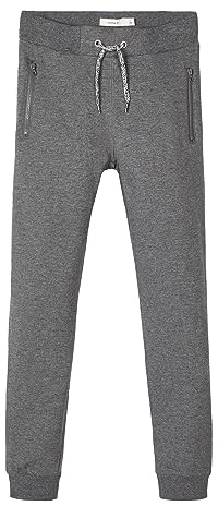 NAME IT Nkmhonk Bru Swe Pant Noos Pantalones Niños, Dark Grey Melange, 116