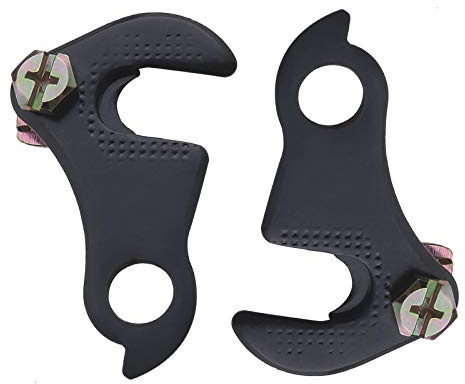 Be In Your Mind 2X Cintre de Dérailleur Mécanisme Arrière Vélo avec Raccord de Boulon Adaptateur Décrochage de Hayon Rechange pour Vélo VTT