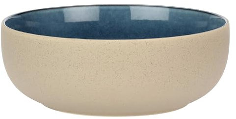 Rose&Tulipani Arpeggio - Ensaladera (cerámica, 26 cm), color azul