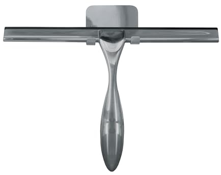 Kleine Wolke Duschabzieher Puro, Farbe Silber, Material: Edelstahl, Eva