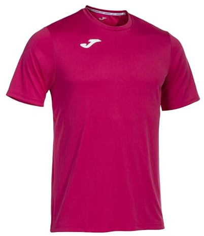 Joma - Camiseta Deportiva Manga Corta Hombre - Ligera y Transpirable Ideal para Todo Tipo de Deporte - Combi XL Fucsia F